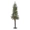 5ft. Pre-Lit Alaskan Alpine Artificial Christmas Tree, Clear LED Lights